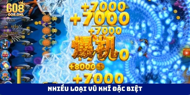 Nhiều loại vũ khí đặc biệt