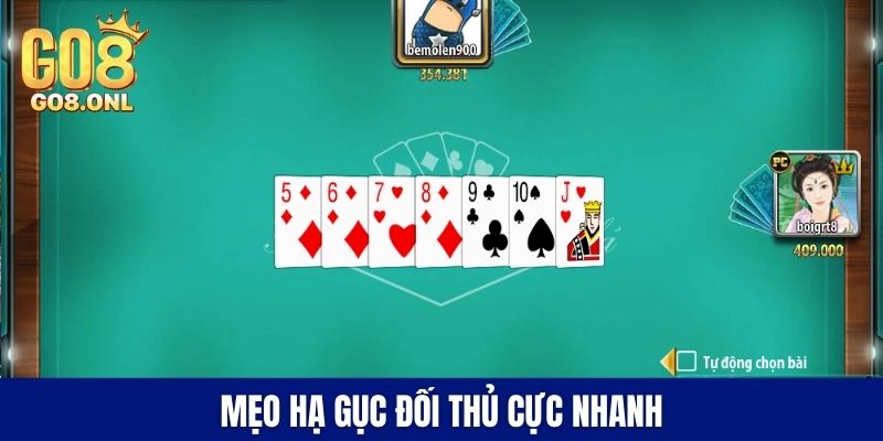 Mẹo hạ gục đối thủ cực nhanh
